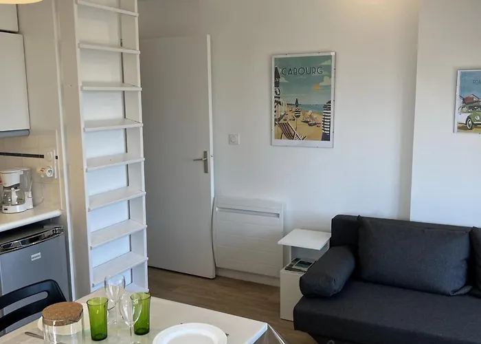 Appartement 2 Pièces En Bord De Avec Accès Direct à La De Cabourg, Proche Thalassothérapie - Fr-1-487-336 *